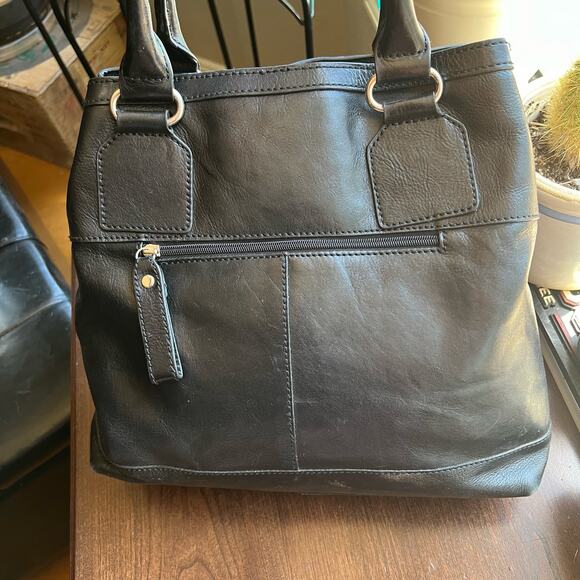 Vintage Pelle Studio Handbag Black Leather Wilsons - Picture 6 of 16